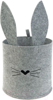 Органайзер для хранения EVA Корзинка Funny Серый заяц / Я47191 - фото