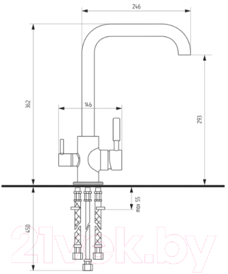 Смеситель Ulgran 019-308