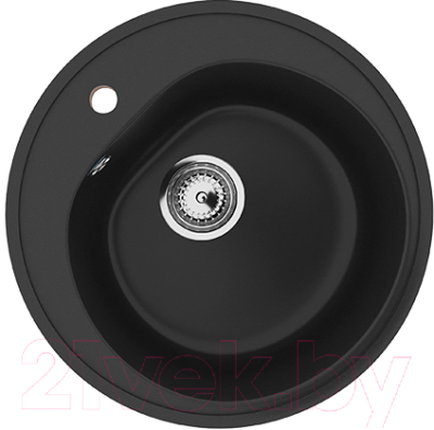 Мойка кухонная Ulgran U-101 (344 ультра-черный) - фото