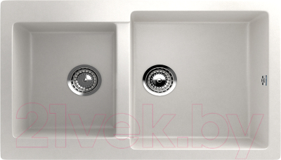 Мойка кухонная Ulgran U-505 (341 ультра-белый) - фото