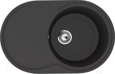 Мойка кухонная Ulgran U-503 (344 ультра-черный) - фото