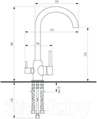 Смеситель Ulgran 020-304