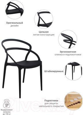 Стул Bradex Margo FR 0451 (черный)