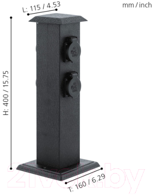 Блок розеточный Eglo Park 4 / 93426