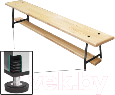 Скамейка гимнастическая Dinamika ZSO-003152