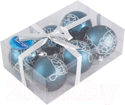 Набор шаров новогодних Волшебная страна Ажур / 007488 - фото