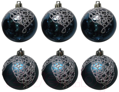 Набор шаров новогодних Волшебная страна Ажур / 007488