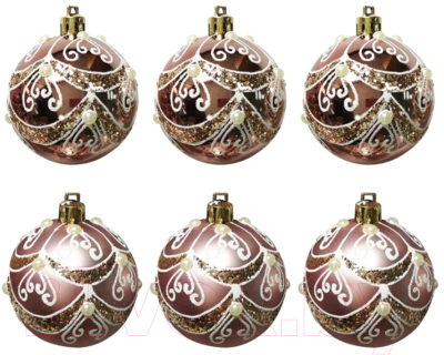 Набор шаров новогодних Волшебная страна Орнамент / 007484