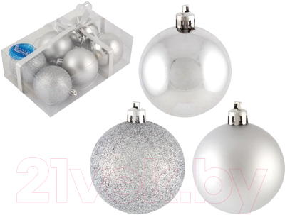 Набор шаров новогодних Волшебная страна PB6-6SMB-S / 102555