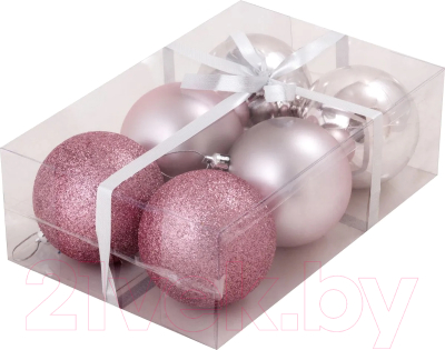 Набор шаров новогодних Волшебная страна PB8-6SMB-P / 001462 - фото