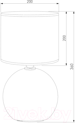 Прикроватная лампа TK Lighting Palla 5068