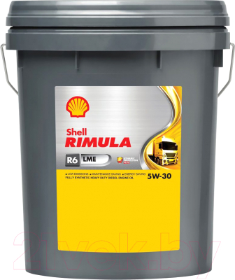Моторное масло Shell Rimula R6LME 5W30 - фото