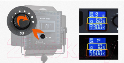 Осветитель студийный Godox LED500W без пульта / 28543