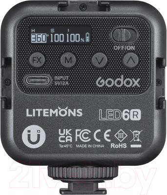 Осветитель студийный Godox Litemons LED6R RGB / 28511