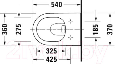 Унитаз подвесной Duravit 45770900A1