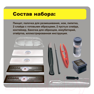 Микроскоп оптический Bondibon Французские опыты. Науки с Буки / ВВ5286