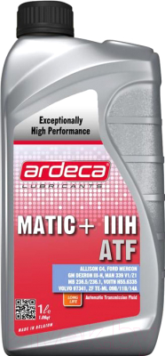 Трансмиссионное масло Ardeca Matic+ III H / ARD020115-001 - фото