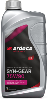 Трансмиссионное масло Ardeca Syn-Gear 75W90 / P40071-ARD001 - фото