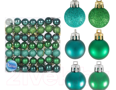 Набор шаров новогодних Волшебная страна Торжество / 007480