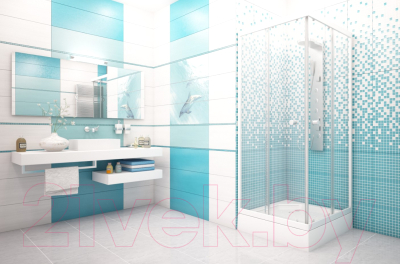 Душевой уголок МетаКам Universal 90x90 / KKS_011749 (прозрачное стекло)