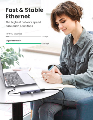 USB-хаб Ugreen CM418 / 10919