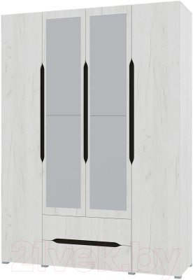 Шкаф Горизонт Мебель Вега 4-х ств. 2 ящика - фото