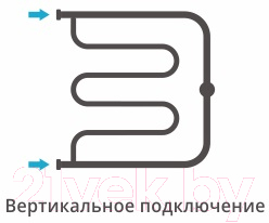 Полотенцесушитель водяной Сунержа Лира 60x60 1