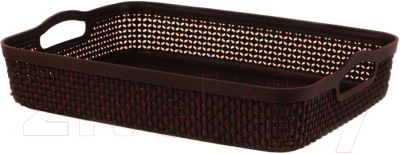 Корзина Эльфпласт Ariana EP513 (5.4л, коричневый) - фото