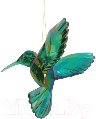 Елочная игрушка Gisela Graham Limited Atlantis Колибри светлый / 12963-2 - фото