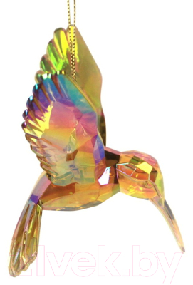 Елочная игрушка Gisela Graham Limited Fantasy Animals Колибри радужный / 12861 - фото
