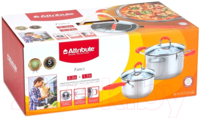 Набор кастрюль Attribute Fancy ASF001