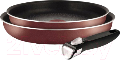 Набор сковородок Tefal Ingenio Red Э 04175810 - фото
