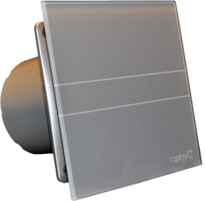 Вентилятор накладной Cata E-100 GS Glass Silver std - фото