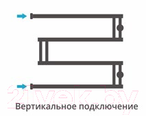 Полотенцесушитель водяной Сунержа High-Tech M 50x65 / 03-0050-5065