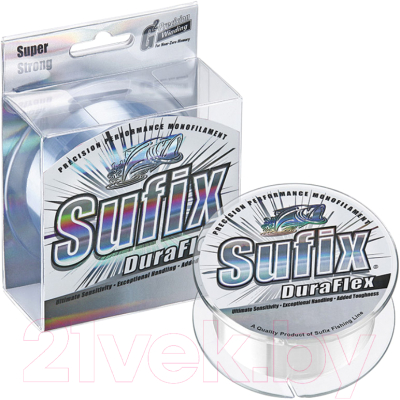 Леска монофильная Sufix Duraflex x10 0.33мм / DS1SK033024A9D