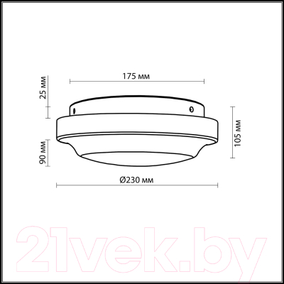 Светильник Odeon Light Tavoy 2760/1C