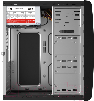 Корпус для компьютера HAFF 2808-U3 500W