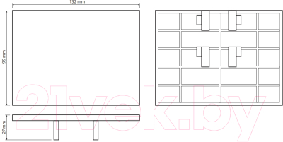 Полка для туалета Bemeta VIA 131567032