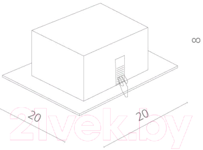 Точечный светильник Arte Lamp Cardani Semplice A5949PL-1WH