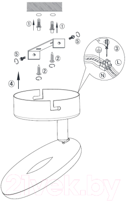 Спот Arte Lamp Ciambella A8972AP-1CC