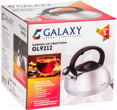 Чайник со свистком Galaxy GL 9212