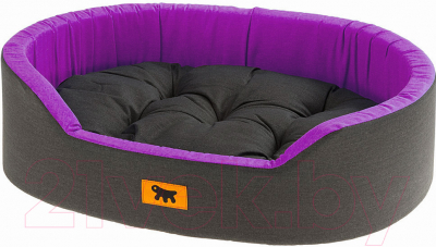 Лежанка для животных Ferplast Dandy 55 / 82942099 (черный/фиолетовый) - фото