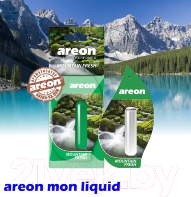 Ароматизатор автомобильный Areon Mon Liquid Mountain Fresh / ARE-LR10
