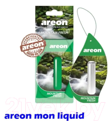 Ароматизатор автомобильный Areon Mon Liquid Mountain Fresh / ARE-LR10