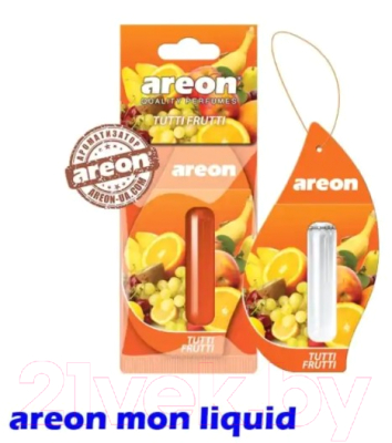 Ароматизатор автомобильный Areon Mon Liquid Tutti Frutti / ARE-LR16