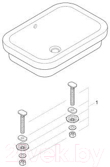 Умывальник GROHE Eurocosmo 39124001