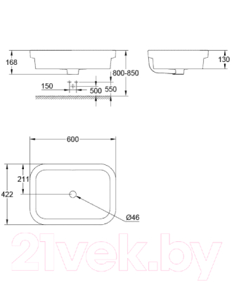 Умывальник GROHE Eurocosmo 39124001