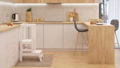 Башня помощника Polini Kids Step / 0003105-04 (белый)