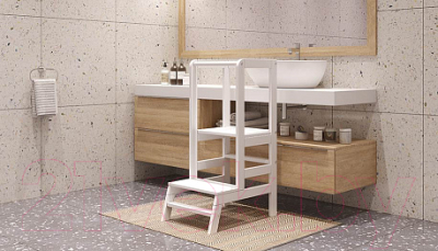 Башня помощника Polini Kids Step / 0003105-04 (белый)