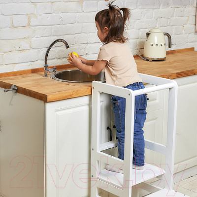 Башня помощника Polini Kids Step / 0003105-04 (белый)